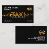 Gelbe Blitze Blitzbeförderung Visitenkarte (Vorne/Hinten)