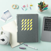 Gelbe Blitzkleber für Schulen Aufkleber (iPad Hülle)
