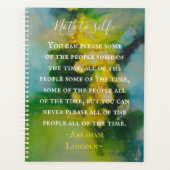 Gelbe Blues Grüntöne Tinten Planer (Vorderseite)