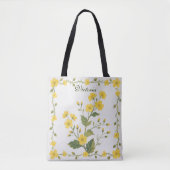 Gelbe blühende Niedliche Gartenanlage Blume Tasche (Vorderseite)