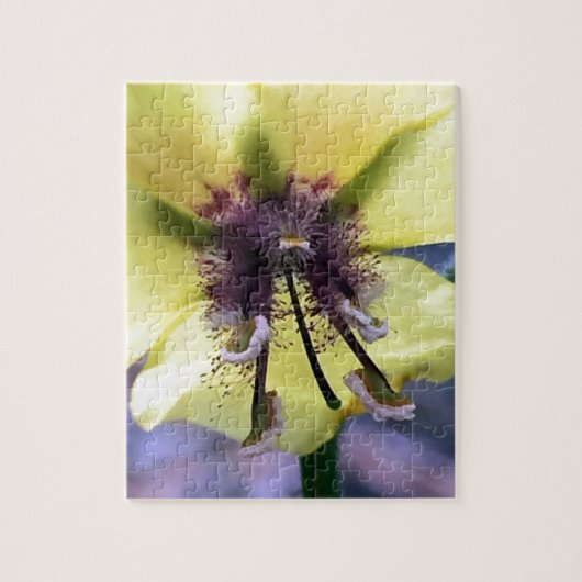 Gelbe Blume 3 Puzzle (Vertikal)