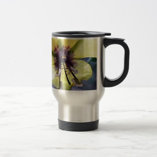Gelbe Blume 3 Reisebecher (Rechts)