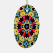 Gelbe Blume Abstrakt Ornament (Rechts)