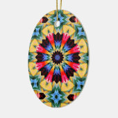 Gelbe Blume Abstrakt Ornament (Links)