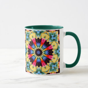 Gelbe Blume Abstrakte Tasse