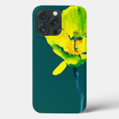 Gelbe Blume abstrakte Wasserfarbe Case-Mate iPhone Hülle (Rückseite)