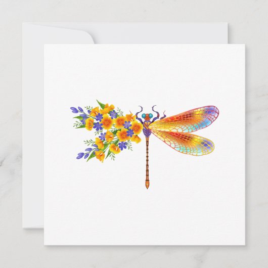 Gelbe Blume Ankündigung (Vorderseite)