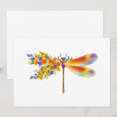 Gelbe Blume Ankündigung (Vorne/Hinten)