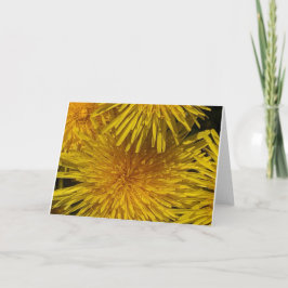 Gelbe Blume anpassbar Karte