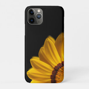 Gelbe Blume auf schwarzem Hintergrund Case-Mate iPhone Hülle