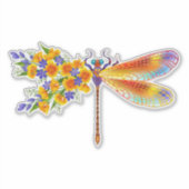 Gelbe Blume Aufkleber (Vorderseite)