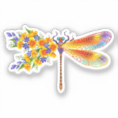 Gelbe Blume Aufkleber (Vorderseite)