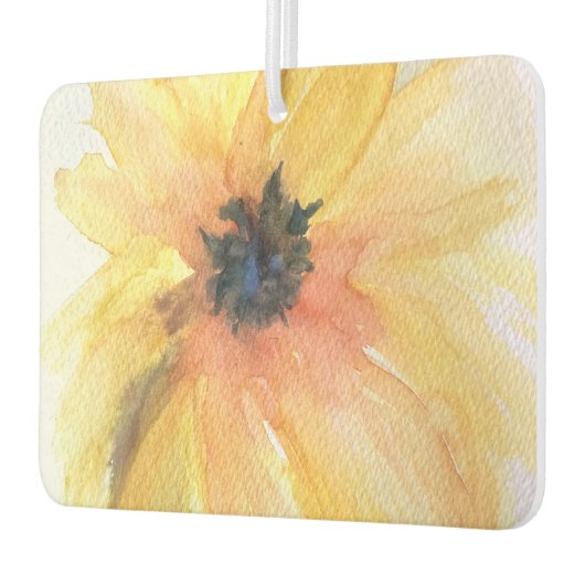 Gelbe Blume Autolufterfrischer (Links)