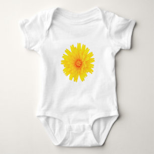Gelbe Blume Baby Strampler