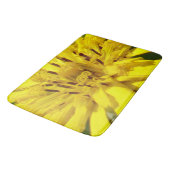 Gelbe Blume Badematte (Schrägansicht)