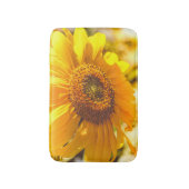 Gelbe Blume Badematte (Vorderseite Vertikal)