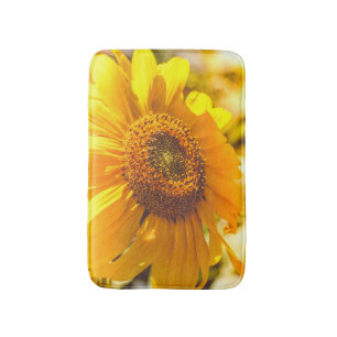 Gelbe Blume Badematte