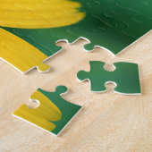 Gelbe Blume/Bienenpuzzle Puzzle (Seite)