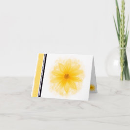 Gelbe Blume, Blankokarte