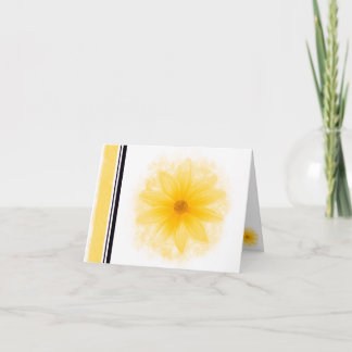 Gelbe Blume, Blankokarte