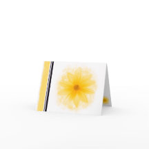 Gelbe Blume, Blankokarte