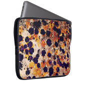 Gelbe Blume Blumenmuster Digitalkunst Laptopschutzhülle (Vorne Rechts)