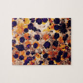 Gelbe Blume Blumenmuster Digitalkunst Puzzle (Horizontal)