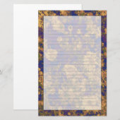 Gelbe Blume Briefpapier (Vorne/Hinten)