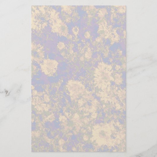 Gelbe Blume Briefpapier (Vorderseite)