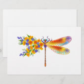 Gelbe Blume Briefpapier (Vorne/Hinten)