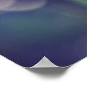 Gelbe Blume Buds in Sunlight Bokeh Poster (Ecke)