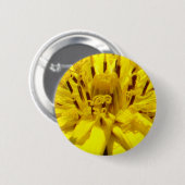Gelbe Blume Button (Vorne & Hinten)