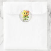 Gelbe Blume Danke, dass du Sticker hast (Tasche)