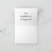 Gelbe Blume Dankeschön Notizkarte (innen leer) Dankeskarte (Innenseite)