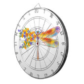 Gelbe Blume Dartscheibe (Vorderseite rechts)