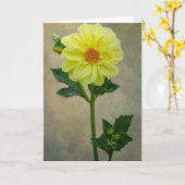 Gelbe Blume des Single Karte (Gelbe Blume)