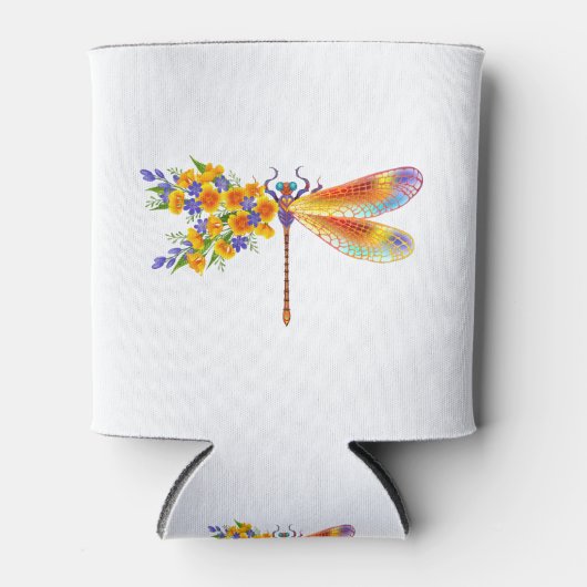 Gelbe Blume Dosenkühler (Vorderseite)