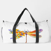 Gelbe Blume Duffle Bag (Rückseite)