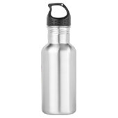 Gelbe Blume Edelstahlflasche (Rückseite)