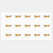Gelbe Blume Etiketten (Blatt)