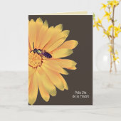Gelbe Blume Feliz Día de la Madre Card Karte (Gelbe Blume)