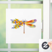 Gelbe Blume Fensteraufkleber (Zuhause)