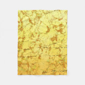 Gelbe Blume Fleecedecke (Vorderseite)