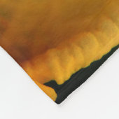 Gelbe Blume Fleecedecke (Ecke)