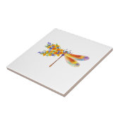 Gelbe Blume Fliese (Seite)