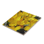 Gelbe Blume Fliese (Seite)