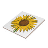 Gelbe Blume Fliese (Seite)