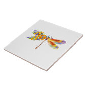 Gelbe Blume Fliese (Seite)