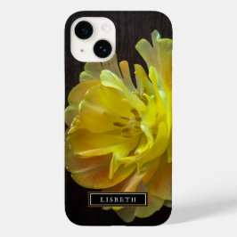 Gelbe Blume Floral iPhone Case