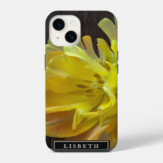 Gelbe Blume Floral iPhone Case 14 Hülle